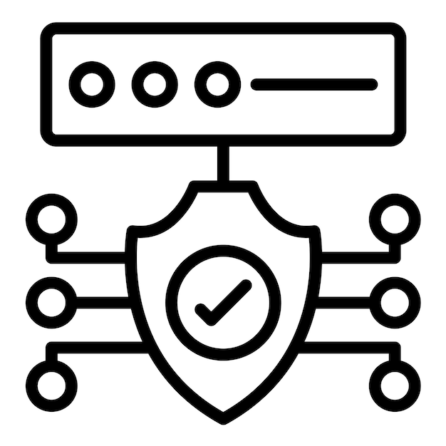 Vector Design Security Protocols Icon Style