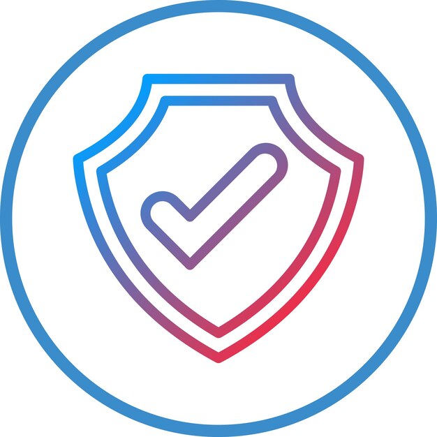 Vector Design Shield Icon Style