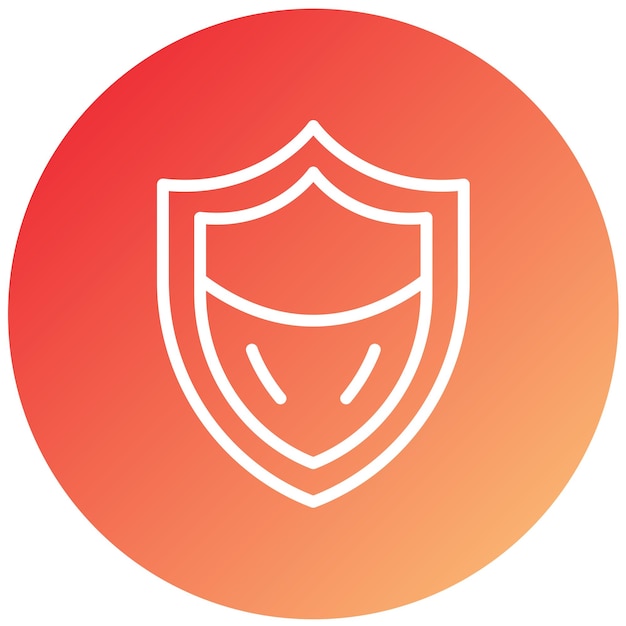 Vector Design Shield Icon Style