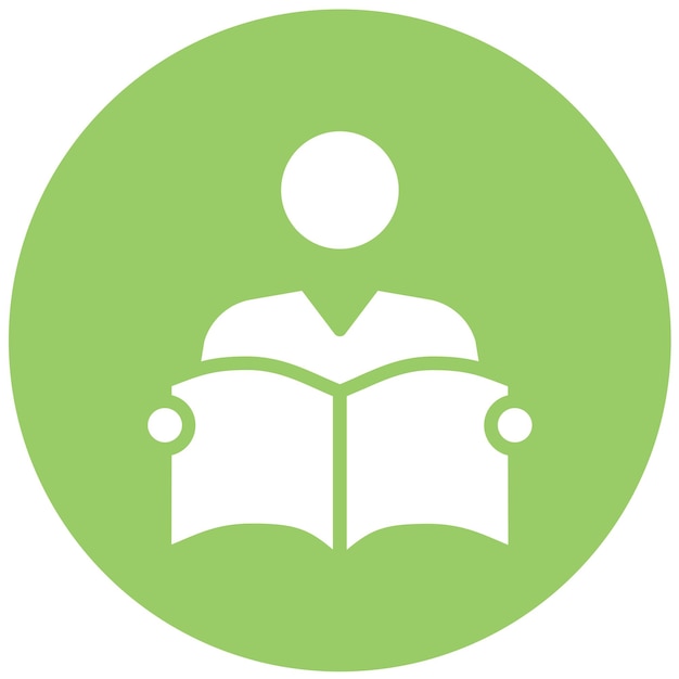vector design student study icon style