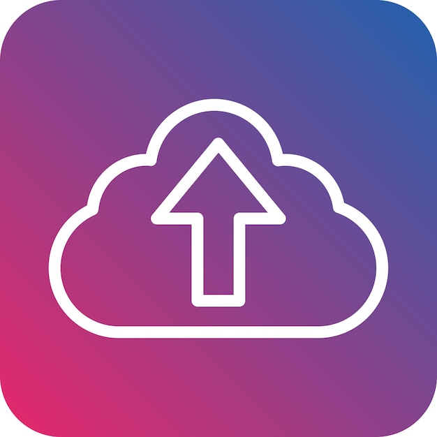 vector design upload icon style