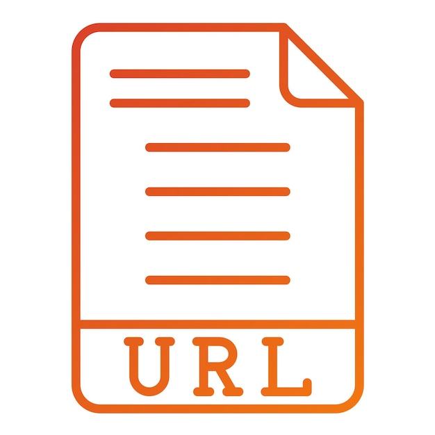 vector design url icon style