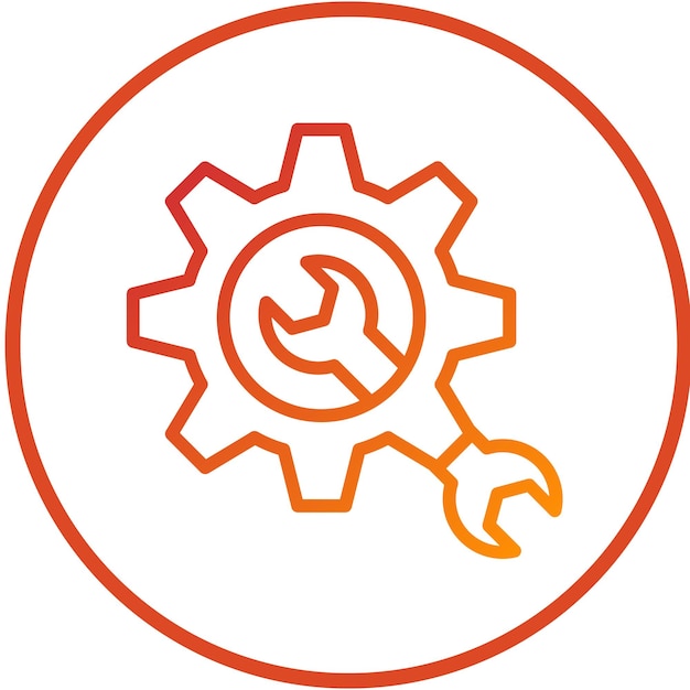 Vector Design Valve Core Tool Icon Style