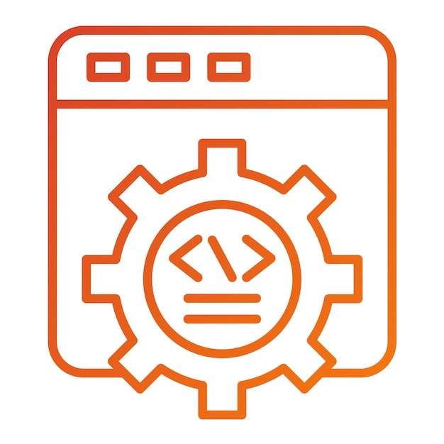 Vector Design Web Development Icon Style