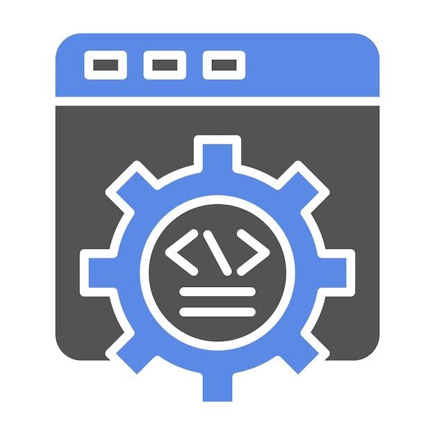Vector Design Web Development Icon Style