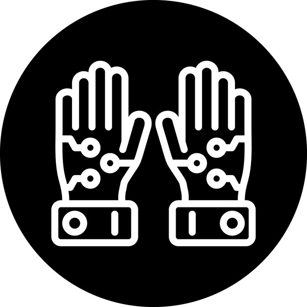 Vector Design Wired Gloves Icon Style