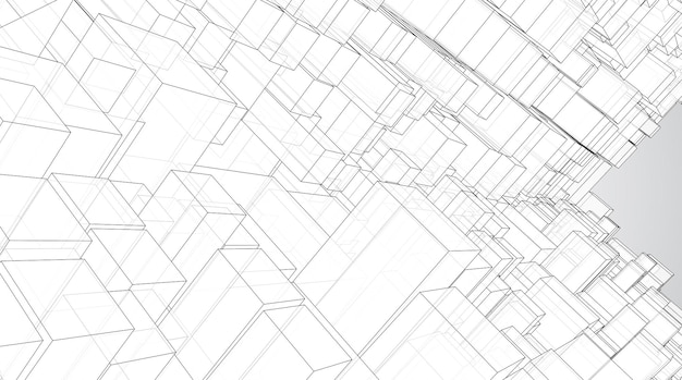 vector geometric background abstract square shapes and bends