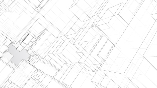 vector geometric background abstract square shapes and bends