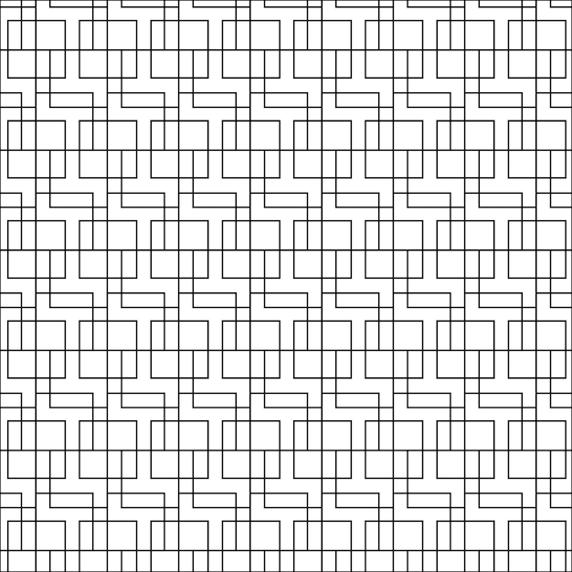 vector geometric pattern design square shape black colour