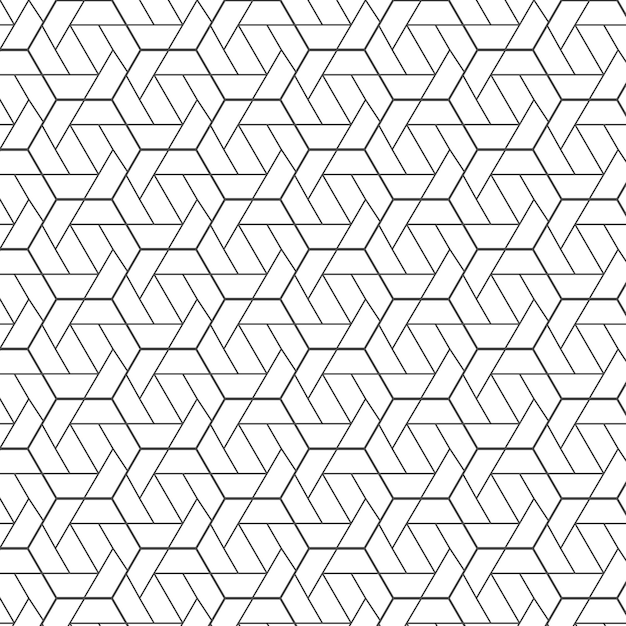 vector geometric seamless patterns