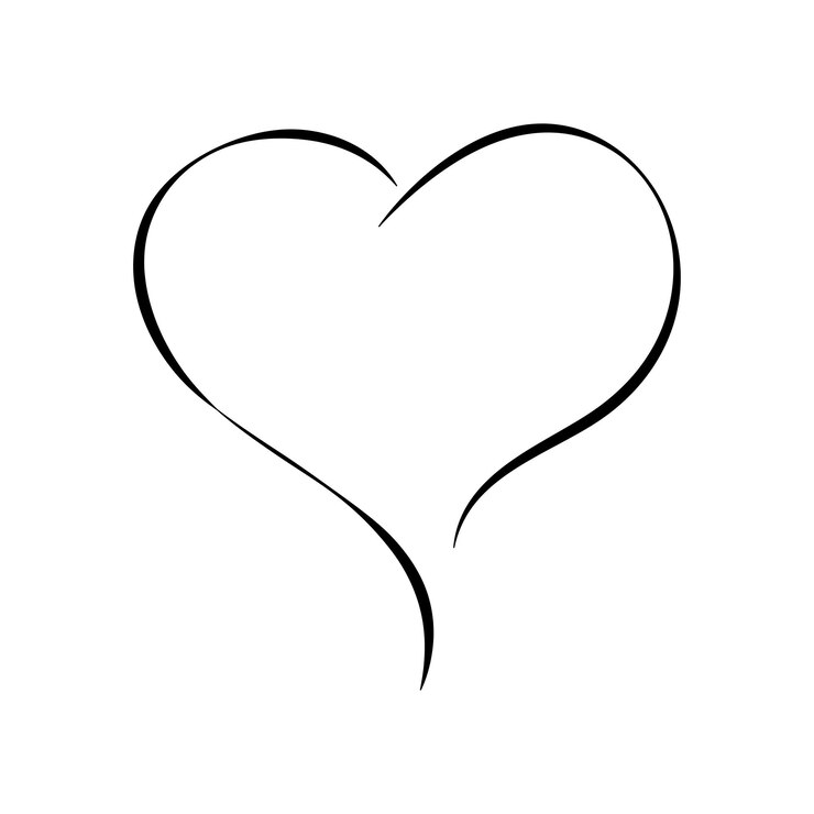 Vektor vector heart shape