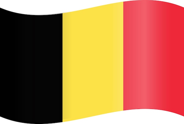 vector illustration of belgium flag