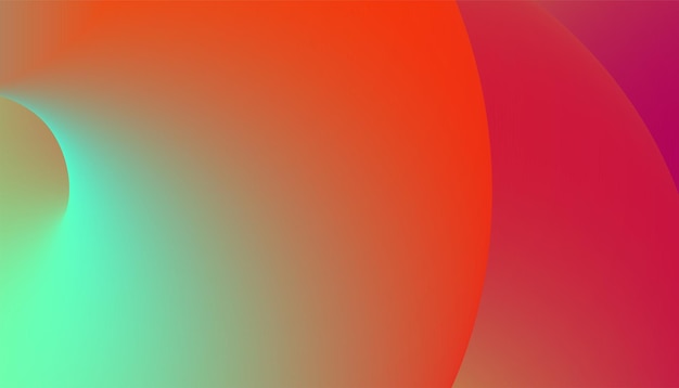Vector illustration of twisted colorful shapes