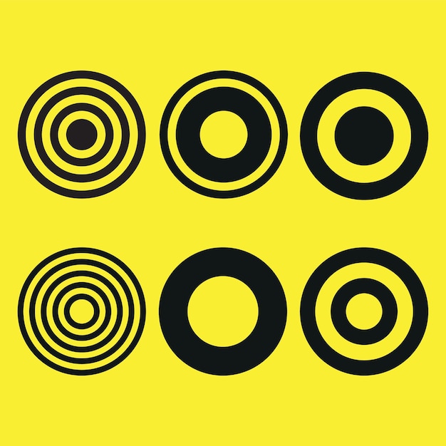 vector image of circles cut out with transparent background isolated on transparent background