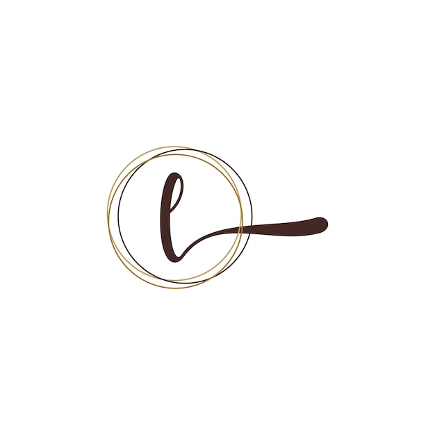 vector letter L design