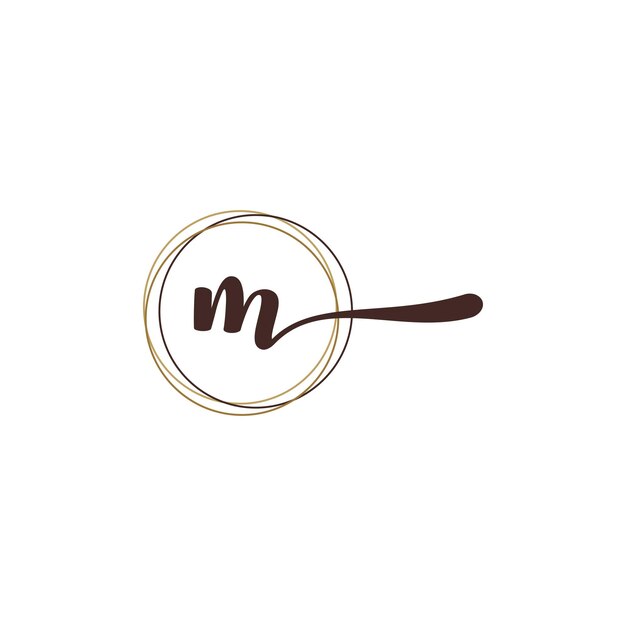 vector letter m design