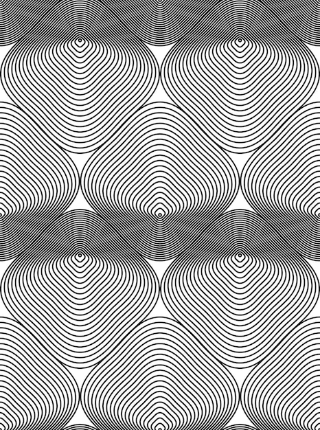 vector monochrome stripy endless pattern, art continuous geometric background with graphic lines.