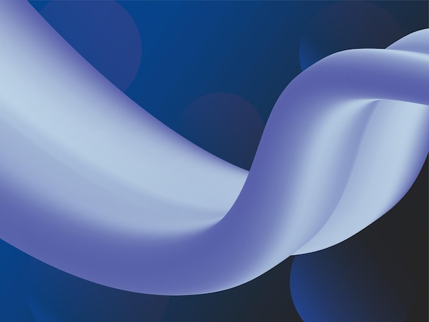 Vector of fluid background in blue and purple color and liquid wave shape.