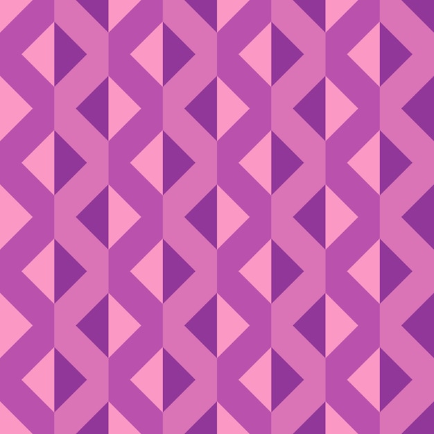 vector seamless abstract geometric pattern with purple triangles and rhombuses