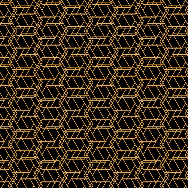 Vector seamless geometric pattern Gold linear pattern Wallpapers for your design