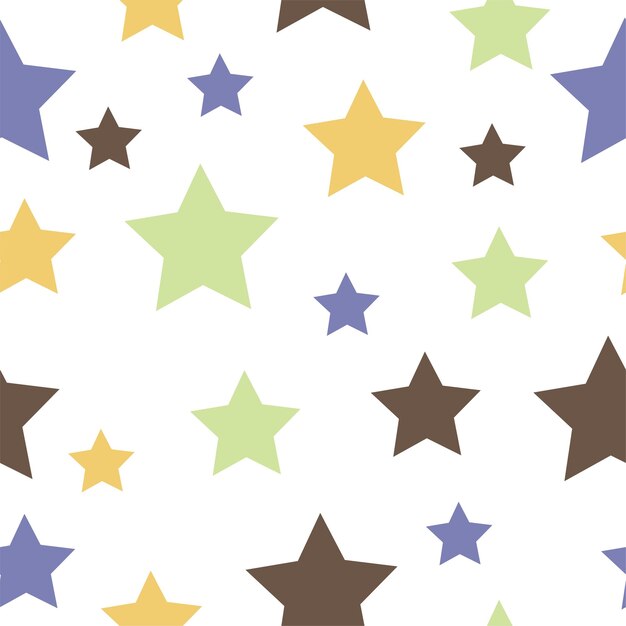 Vector seamless pattern swirl multicolored background