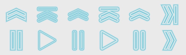 Vector set of Y2K Trendy geometric design elements Abstract bauhaus forms