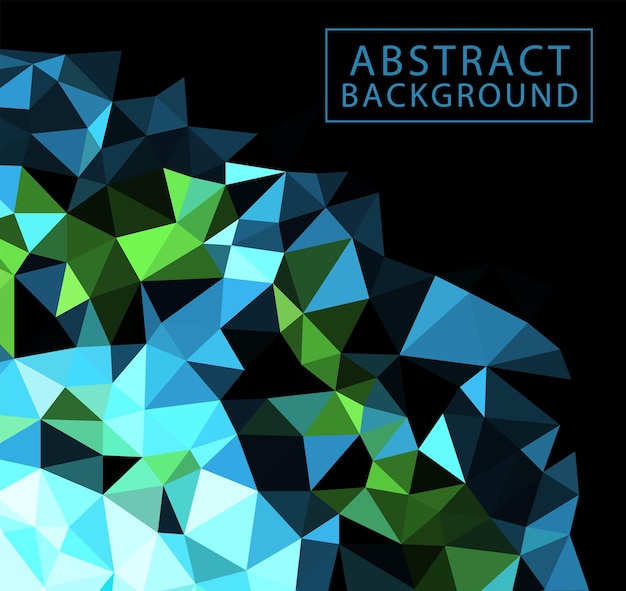 vector template flyer form with colorful abstract geometric patterns art style details and company logo