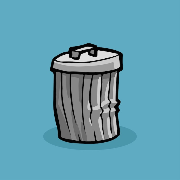 vector trash can icon