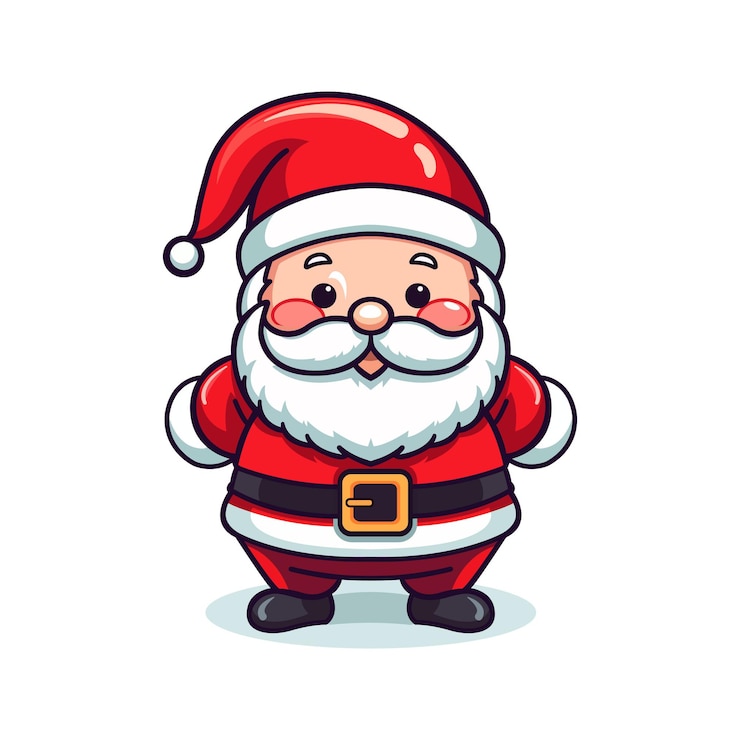 Vektor vektorová ilustrace santa clause