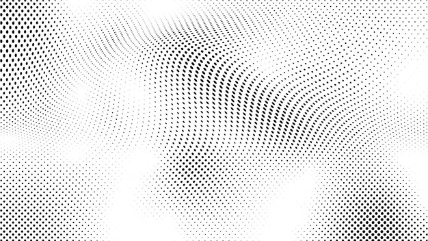 Vektorové ikony kruhové polotónové grafiky a grafické prvky