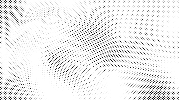 Vektorové ikony kruhové polotónové grafiky a grafické prvky
