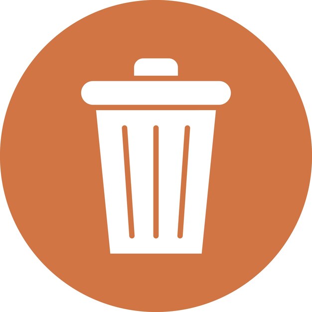 Vektorový design – ikona koše