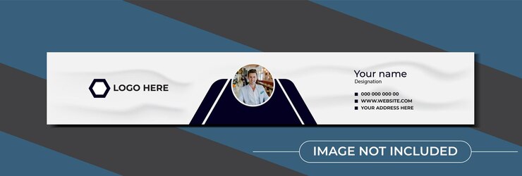 Vektor vektorový linkedin cover s černobílým pozadím
