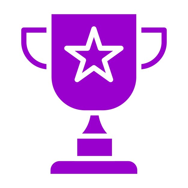Vektorový návrh ikony trofeje