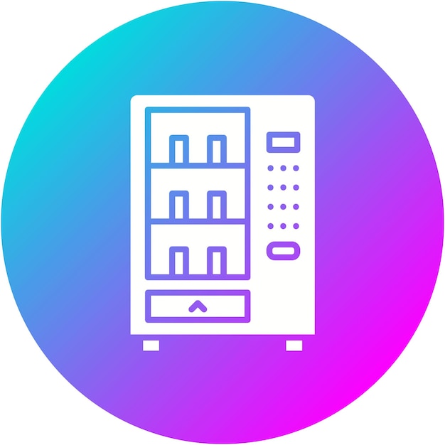 Vending Machine vector icon Can be used for Smart City iconset
