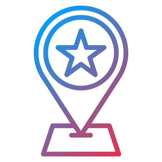 Venue icon vector image Can be used for Track and Field