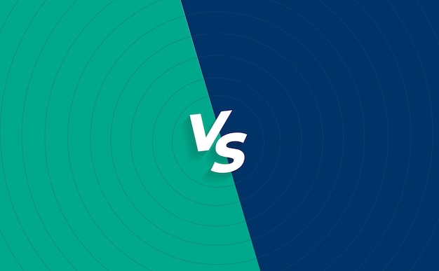 Versus background concept. VS letters for sports and games.