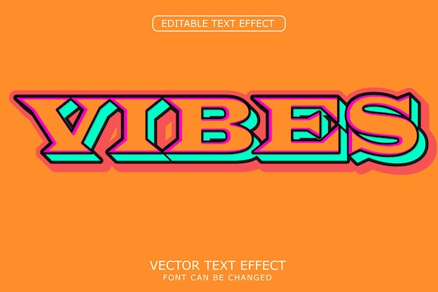 vibes text effect