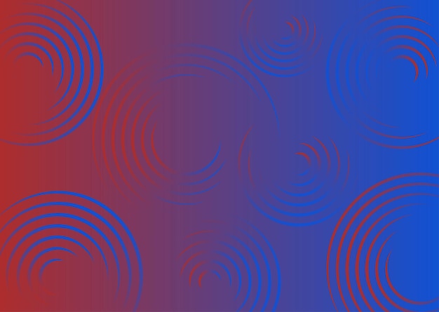 Vibrant Gradient Color Circle Background Design
