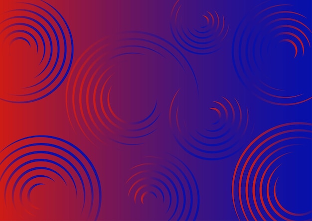 Vibrant Gradient Color Circle Background Design