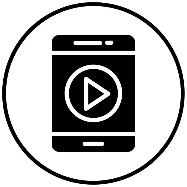 Video Player Vector Illustration
