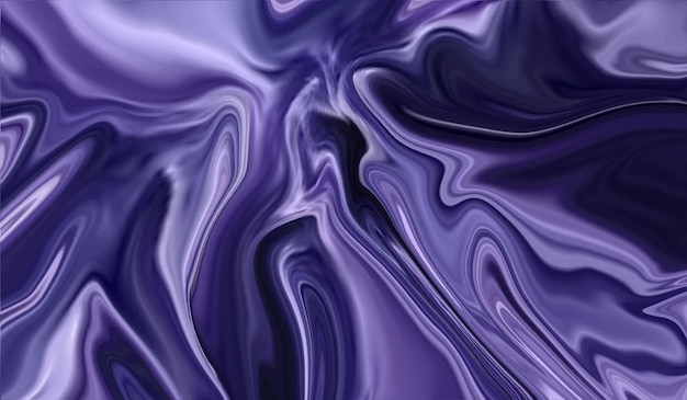 violet color liquid background smooth wave and glossy look