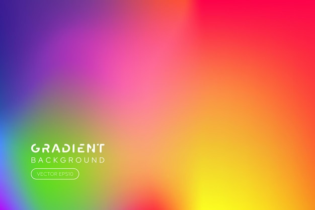 vivid rainbow color gradient background pride month theme vector design