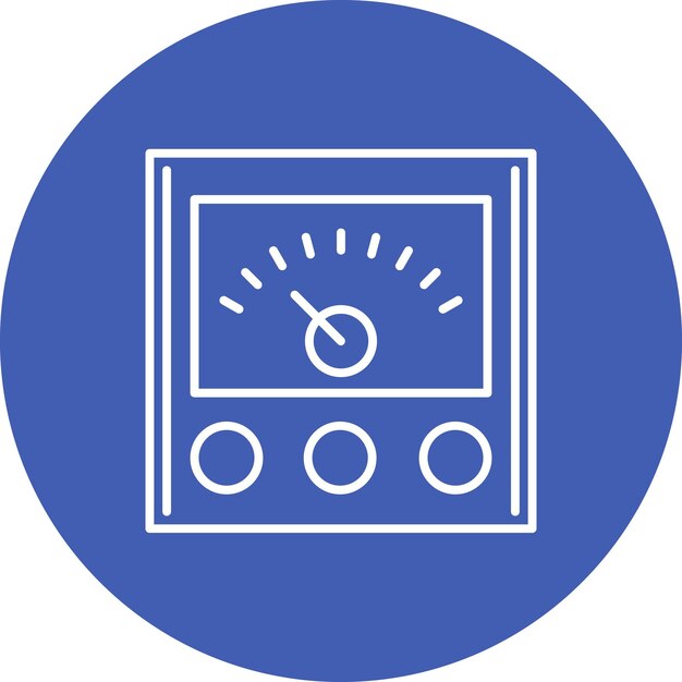 Voltage Indicator icon vector image Can be used for Engineering