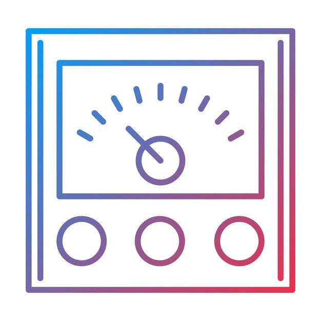 Voltage Indicator icon vector image Can be used for Engineering