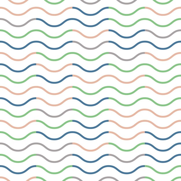 Vzor vln, geometrické jednoduché pozadí. Elegantní a luxusní ilustrace.
