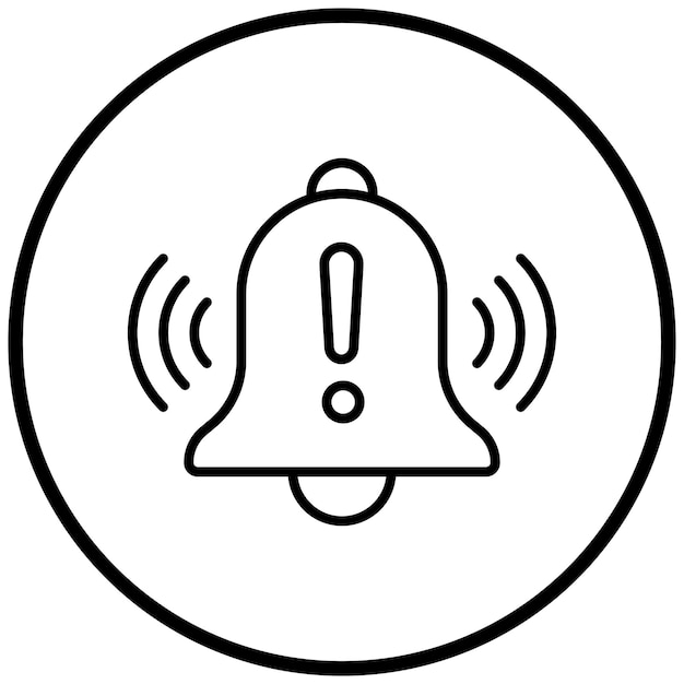 Warning Alarm Icon Style