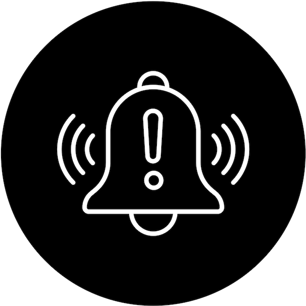 Warning Alarm Icon Style