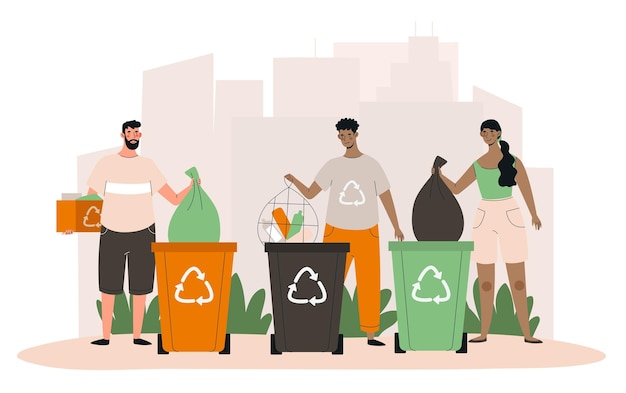 Waste sorting concept