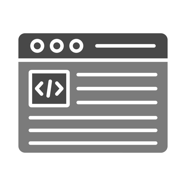 Web Coding Icon